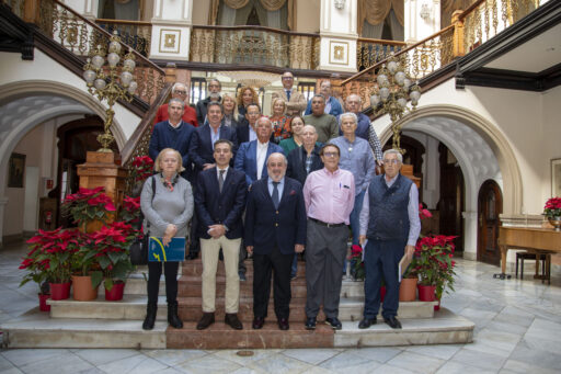 Junta Directiva de ASOCLUB en el Gabinete Literario